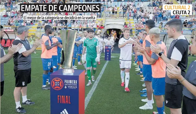 EMPATE DE CAMPEONES