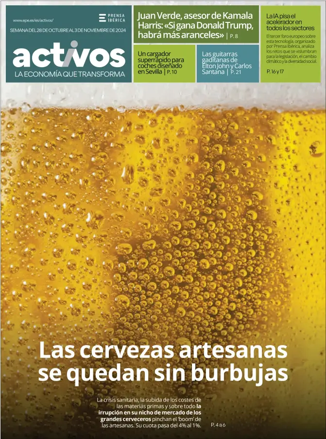 LAS CERVEZAS ARTESANAS SE QUEDAN SIN BURBUJAS