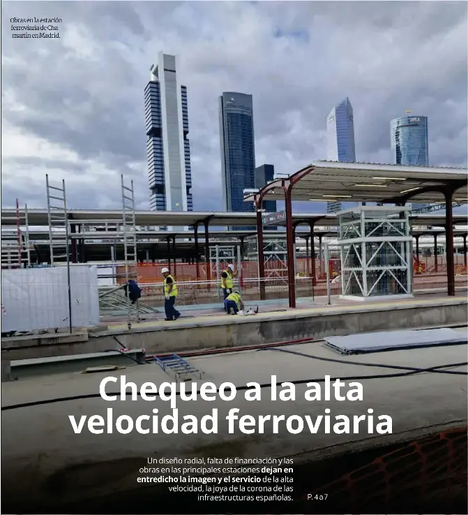 CHEQUEO A LA ALTA VELOCIDAD FERROVIARIA