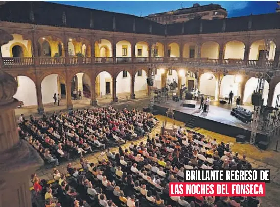 BRILLANTE REGRESO DE LAS NOCHES DEL FONSECA