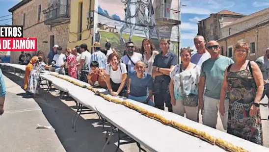 60 METROS DE BOCATA DE JAMÓN