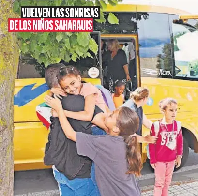 VUELVEN LAS SONRISAS DE LOS NIÑOS SAHARAUIS