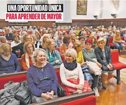 UNA OPORTUNIDAD ÚNICA PARA APRENDER DE MAYOR