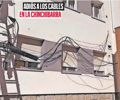 ADIÓS A LOS CABLES EN LA CHINCHIBARRA