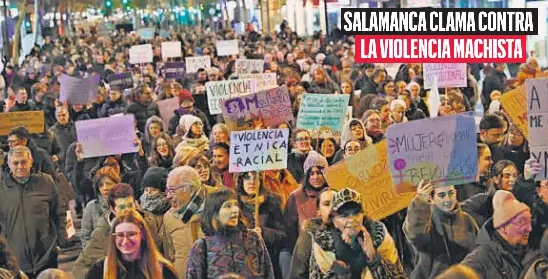 SALAMANCA CLAMA CONTRA LA VIOLENCIA MACHISTA