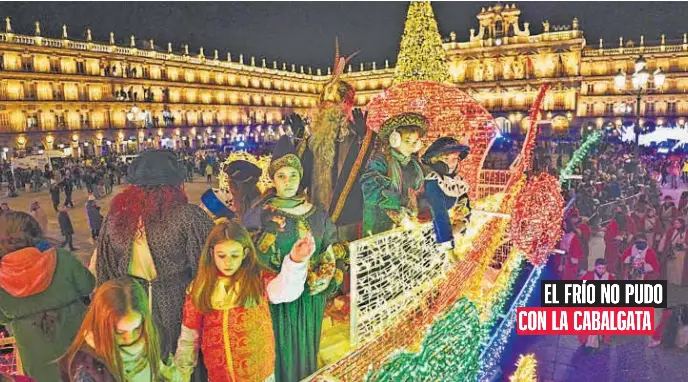 EL FRÍO NO PUDO CON LA CABALGATA