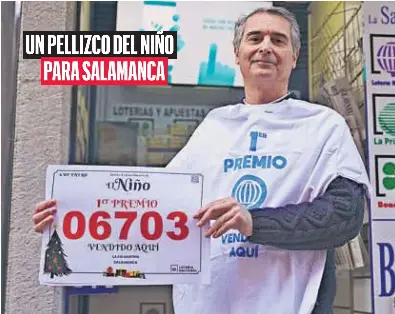 UN PELLIZCO DEL NIÑO PARA SALAMANCA