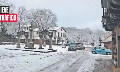 LA NIEVE COMPLICA EL TRÁFICO