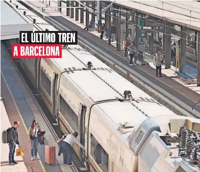 EL ÚLTIMO TREN A BARCELONA