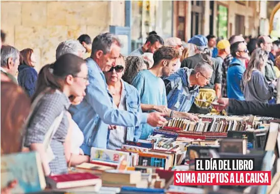 EL DÍA DEL LIBRO SUMA ADEPTOS A LA CAUSA