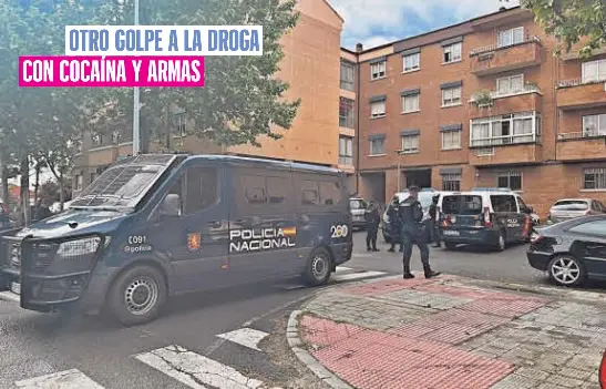 OTRO GOLPE A LA DROGA CON COCAÍNA Y ARMAS