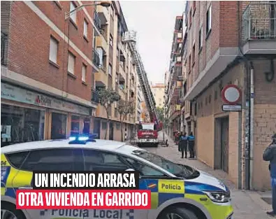 UN INCENDIO ARRASA OTRA VIVIENDA EN GARRIDO