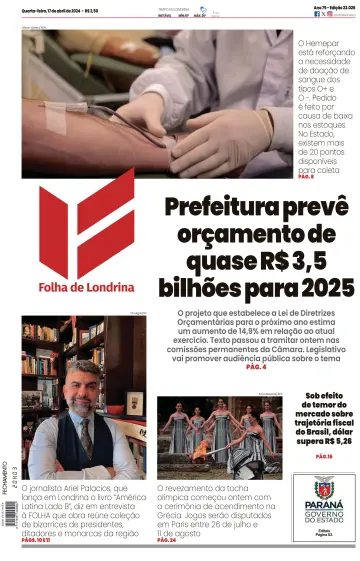Folha de Londrina - 17 abr. 2024