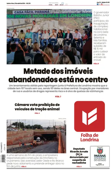 Folha de Londrina - 25 avr. 2024