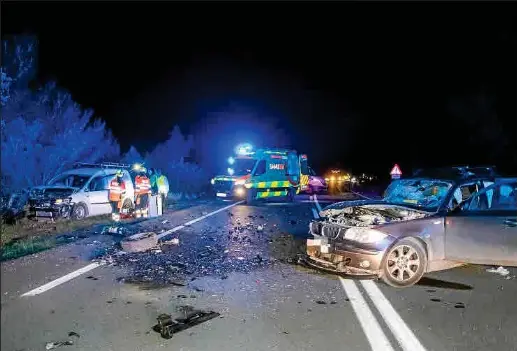 VIOLENTO ACCIDENTE EN LA CARRETERA DE SANT JOSEP