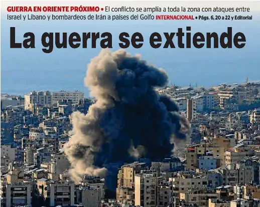 LA GUERRA SE EXTIENDE