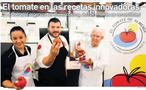 EL TOMATE EN LAS RECETAS INNOVADORAS