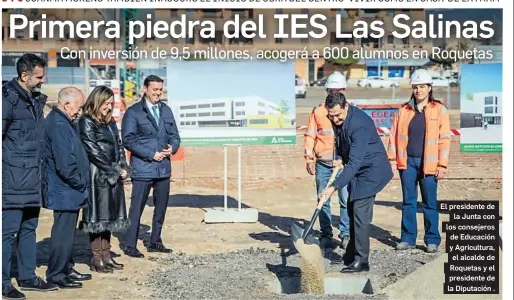 PRIMERA PIEDRA DEL IES LAS SALINAS