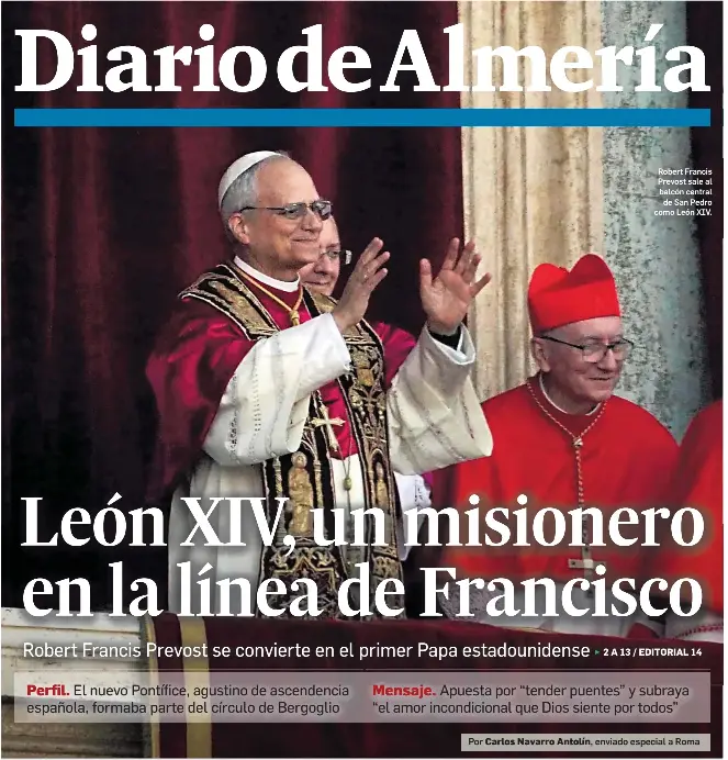 LEÓN XIV, UN MISIONERO EN LA LÍNEA DE FRANCISCO