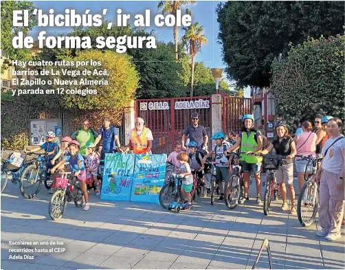 EL ‘BICIBÚS’, IR AL COLE DE FORMA SEGURA