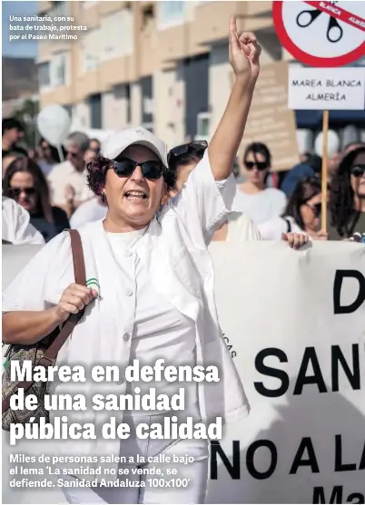 MAREA EN DEFENSA DE UNA SANIDAD PÚBLICA DE CALIDAD