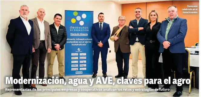 MODERNIZACIÓN, AGUA Y AVE, CLAVES PARA EL AGRO