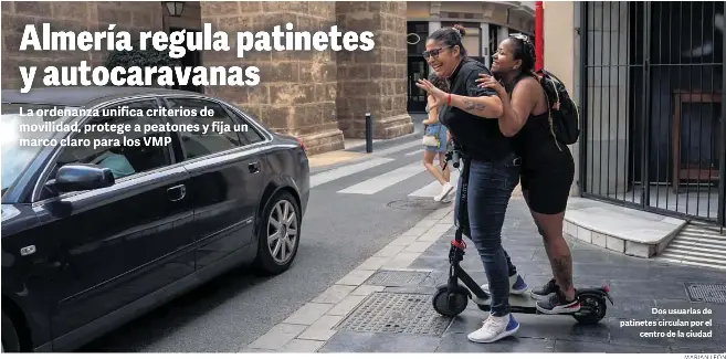 ALMERÍA REGULA PATINETES Y AUTOCARAVANAS