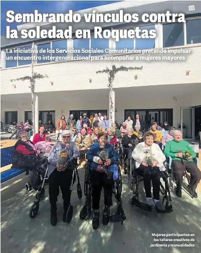 SEMBRANDO VÍNCULOS CONTRA LA SOLEDAD EN ROQUETAS