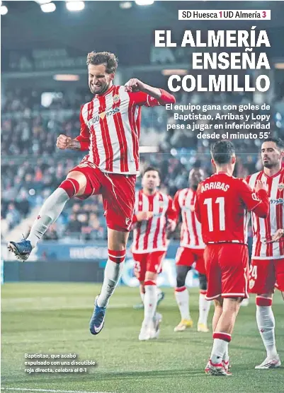 EL ALMERÍA ENSEÑA COLMILLO