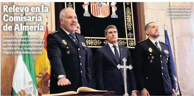 RELEVO EN LA COMISARÍA DE ALMERÍA