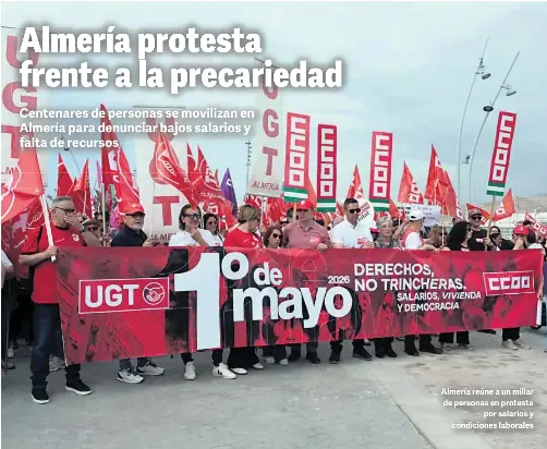 ALMERÍA PROTESTA FRENTE A LA PRECARIEDAD