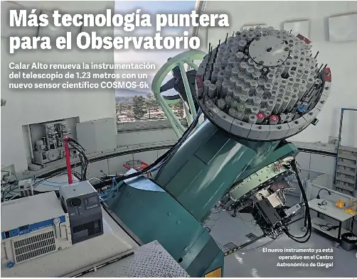 MÁS TECNOLOGÍA PUNTERA PARA EL OBSERVATORIO