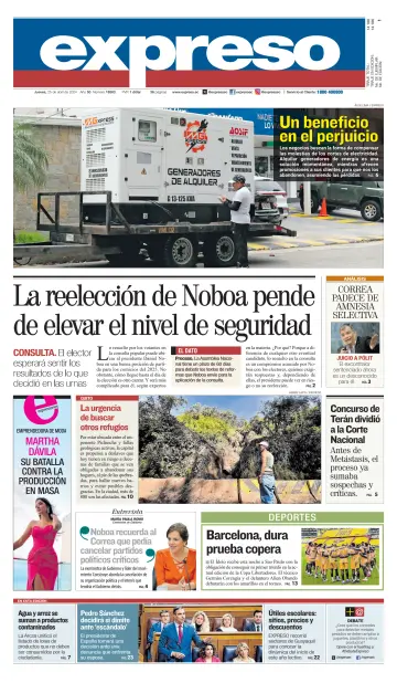 Diario Expreso - 25 四月 2024
