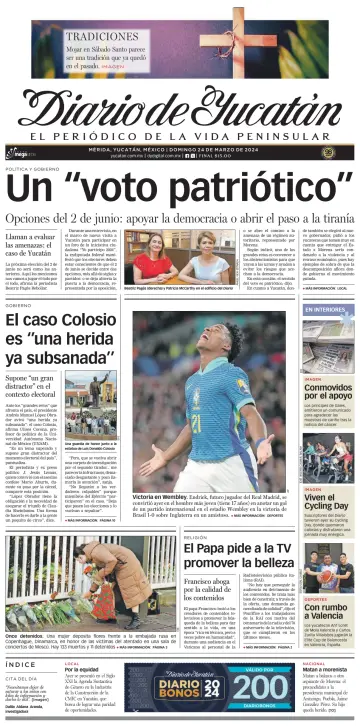 Diario de Yucatán - 24 Mar 2024