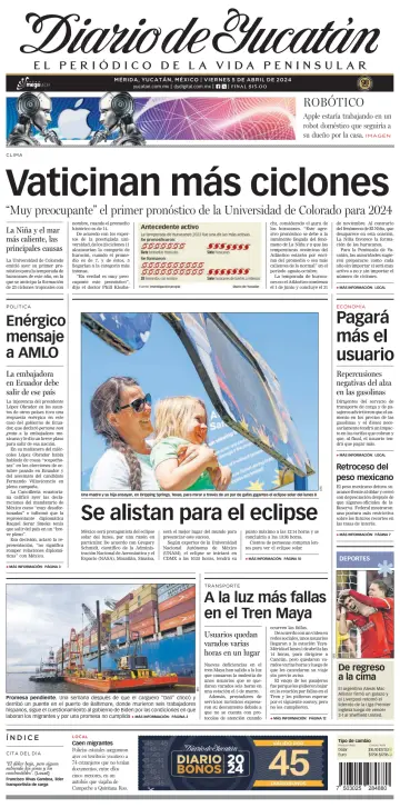 Diario de Yucatán - 05 4月 2024