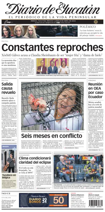 Diario de Yucatán - 08 四月 2024