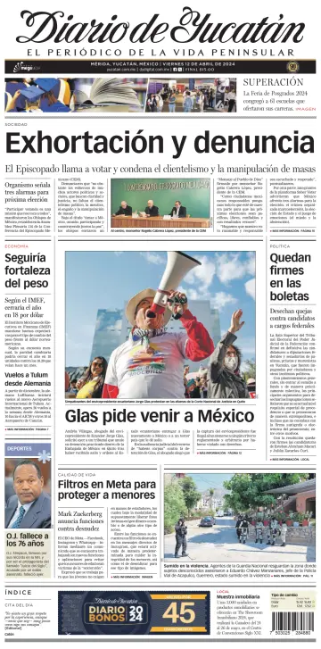Diario de Yucatán - 12 Apr. 2024