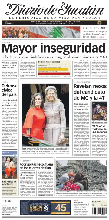 Diario de Yucatán - 19 Apr. 2024