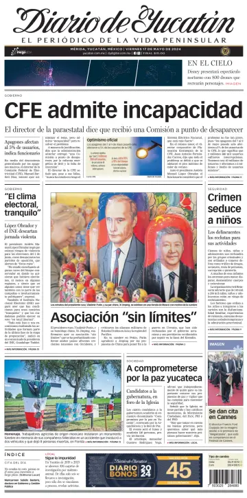 Diario de Yucatán - 17 五月 2024