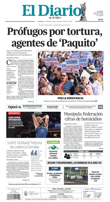 El Diario de Juárez - 19 Feb 2024
