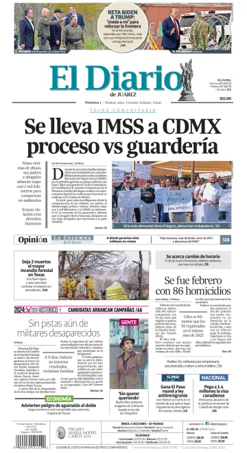 El Diario de Juárez - 1 Mar 2024