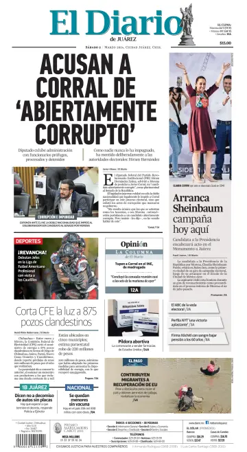 El Diario de Juárez - 2 Mar 2024