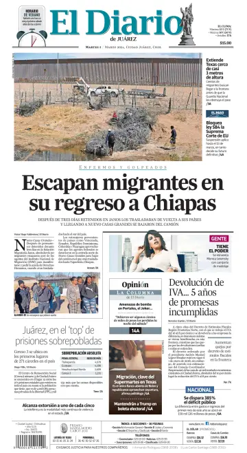 El Diario de Juárez - 5 Mar 2024