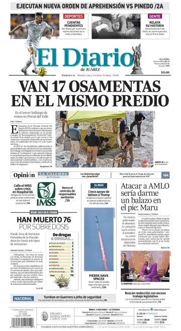 El Diario de Juárez - 15 Mar 2024
