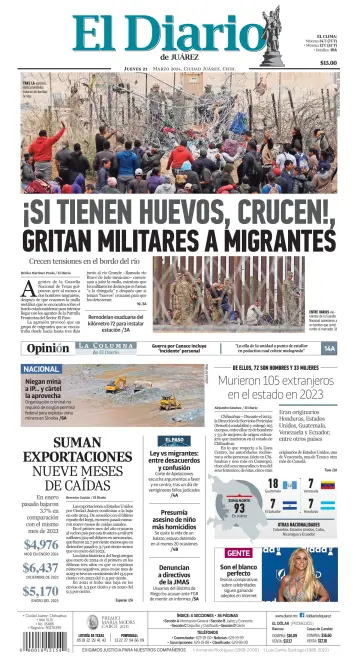 El Diario de Juárez - 21 Mar 2024