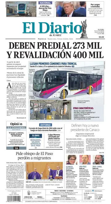El Diario de Juárez - 26 Mar 2024