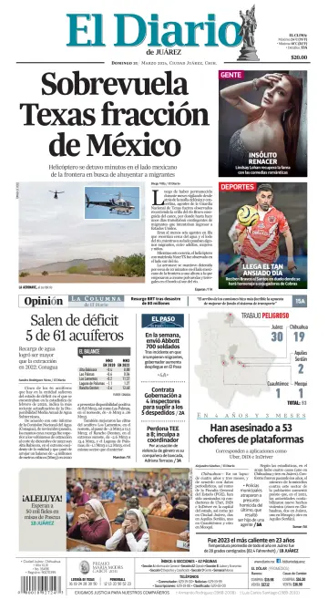El Diario de Juárez - 31 Mar 2024