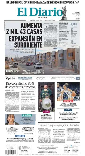 El Diario de Juárez - 06 abr. 2024
