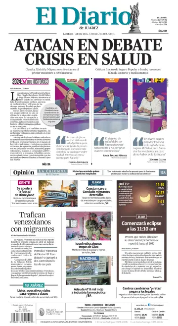 El Diario de Juárez - 08 avr. 2024
