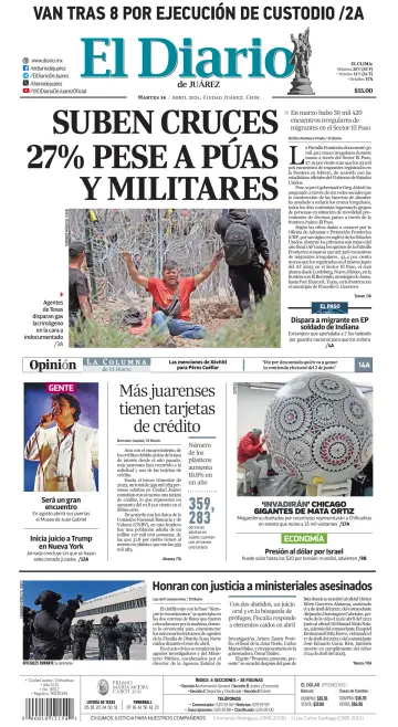 El Diario de Juárez - 16 Ebri 2024